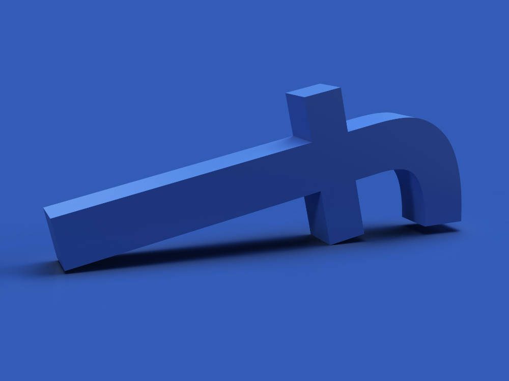 Facebook Isn't Enough Facebook icon fallen over